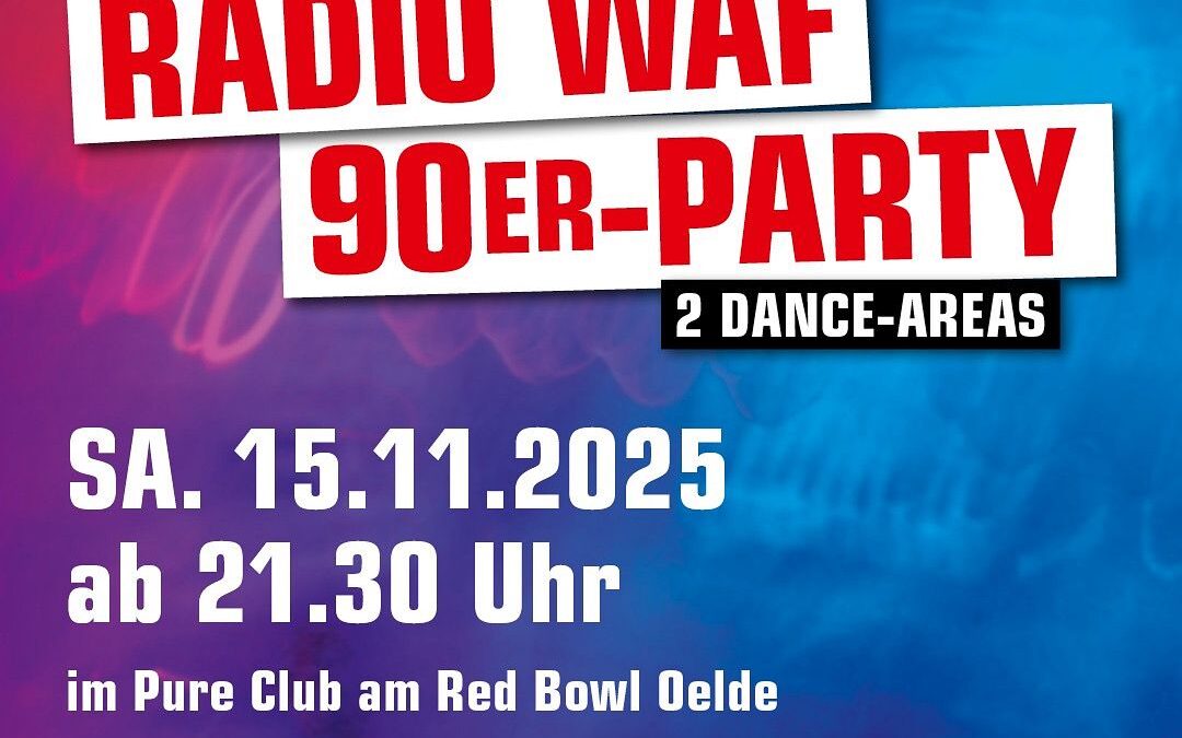 Gewinne 2 Tickets für die 90er Party!