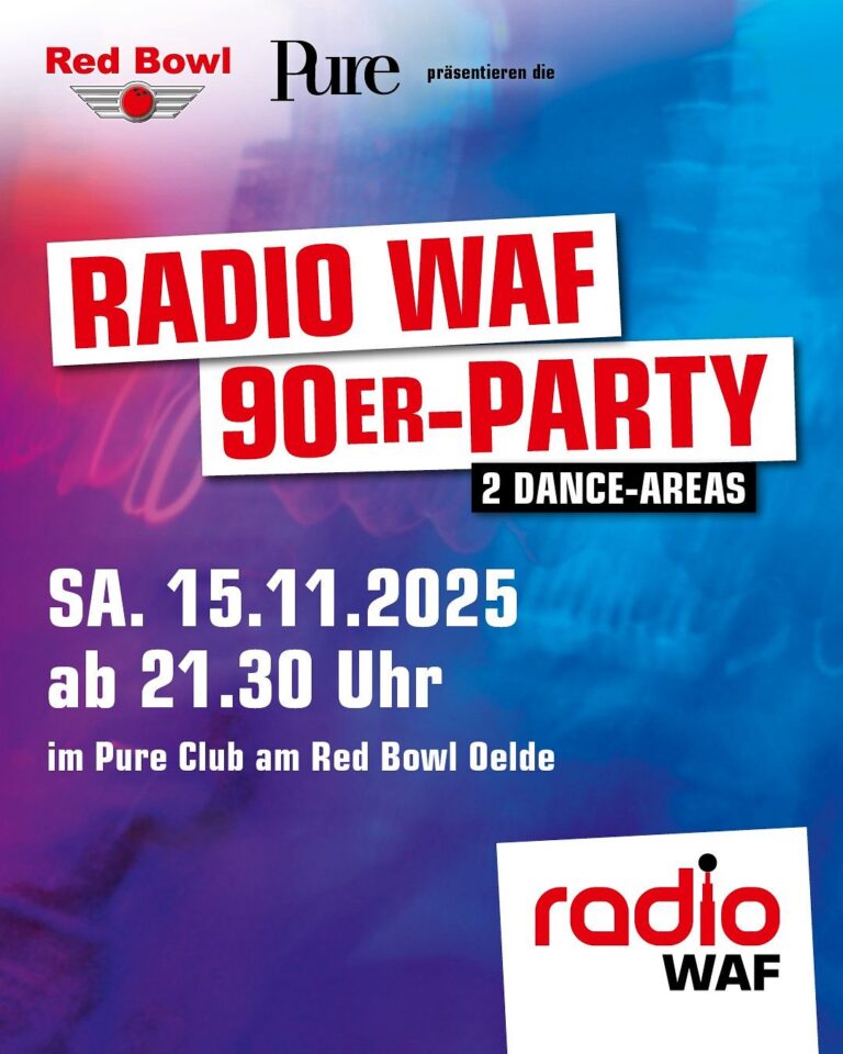 Gewinne 2 Tickets für die 90er Party!