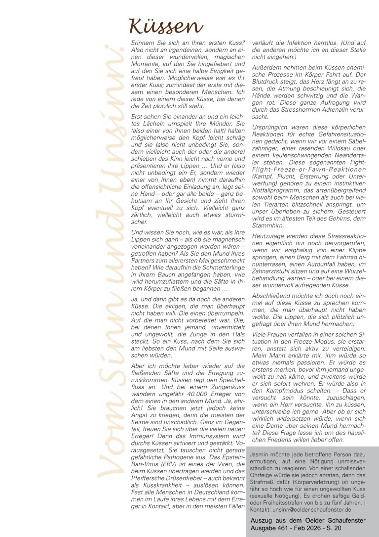 461 – Küssen