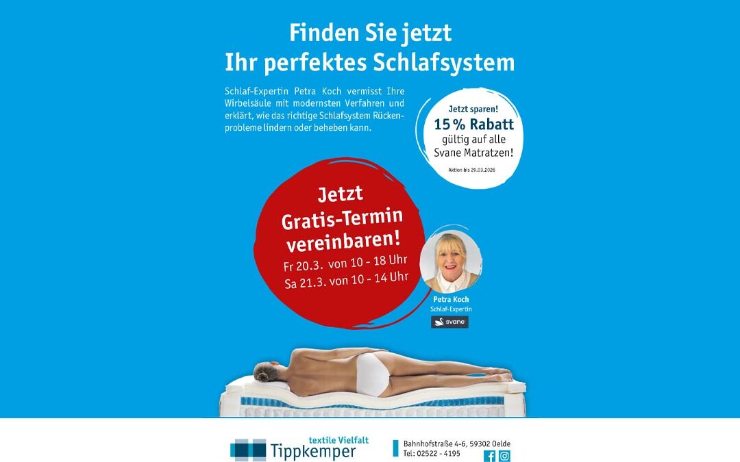 Besser schlafen mit dem richtigen Schlafsystem: Individuelle Schlafberatung mit moderner Technik